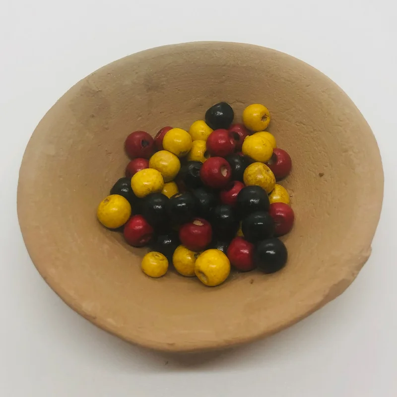 Wooden Beads For Dreamcatcher, jewelry (8 mm / 0.3 inch)- 50pcs / packet