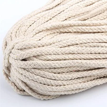Braided Cotton Macrame Cords- 5mm