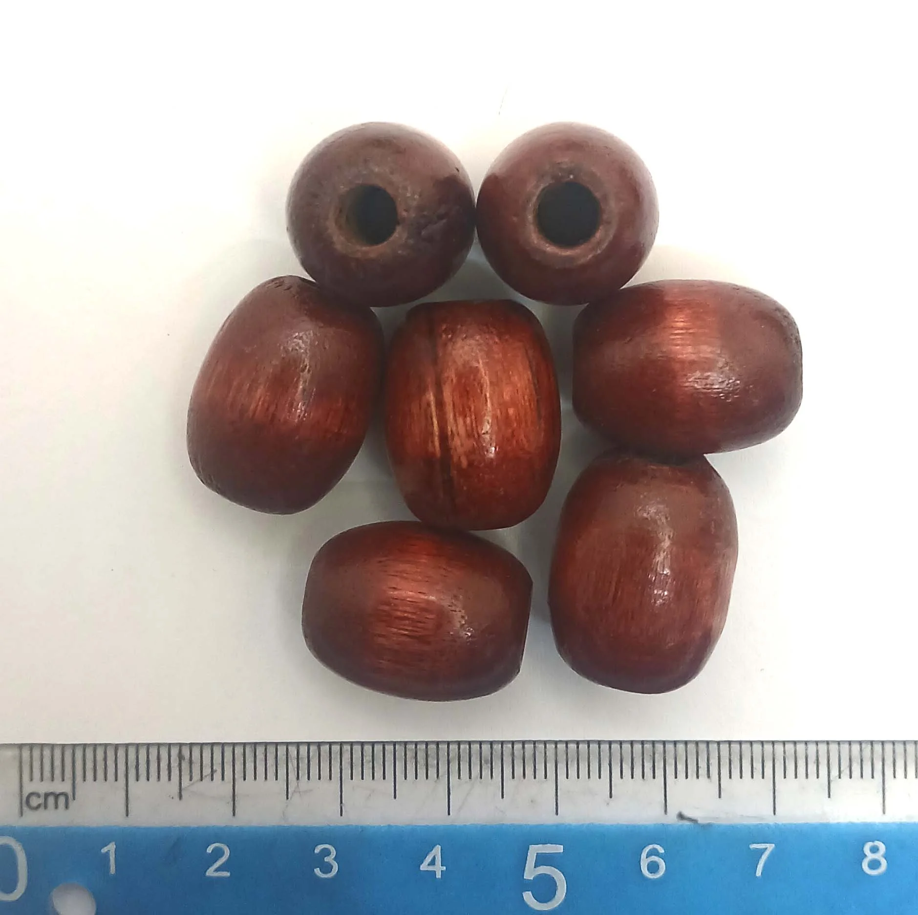Oval Polished Beads 3 colours photo 3