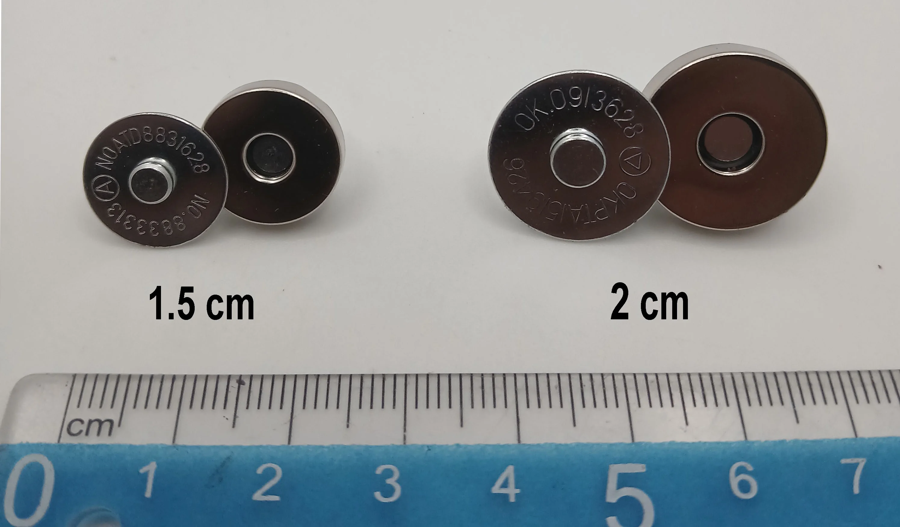 Magnet button  (Small and Big) 10 / 20 sets per pack photo 4