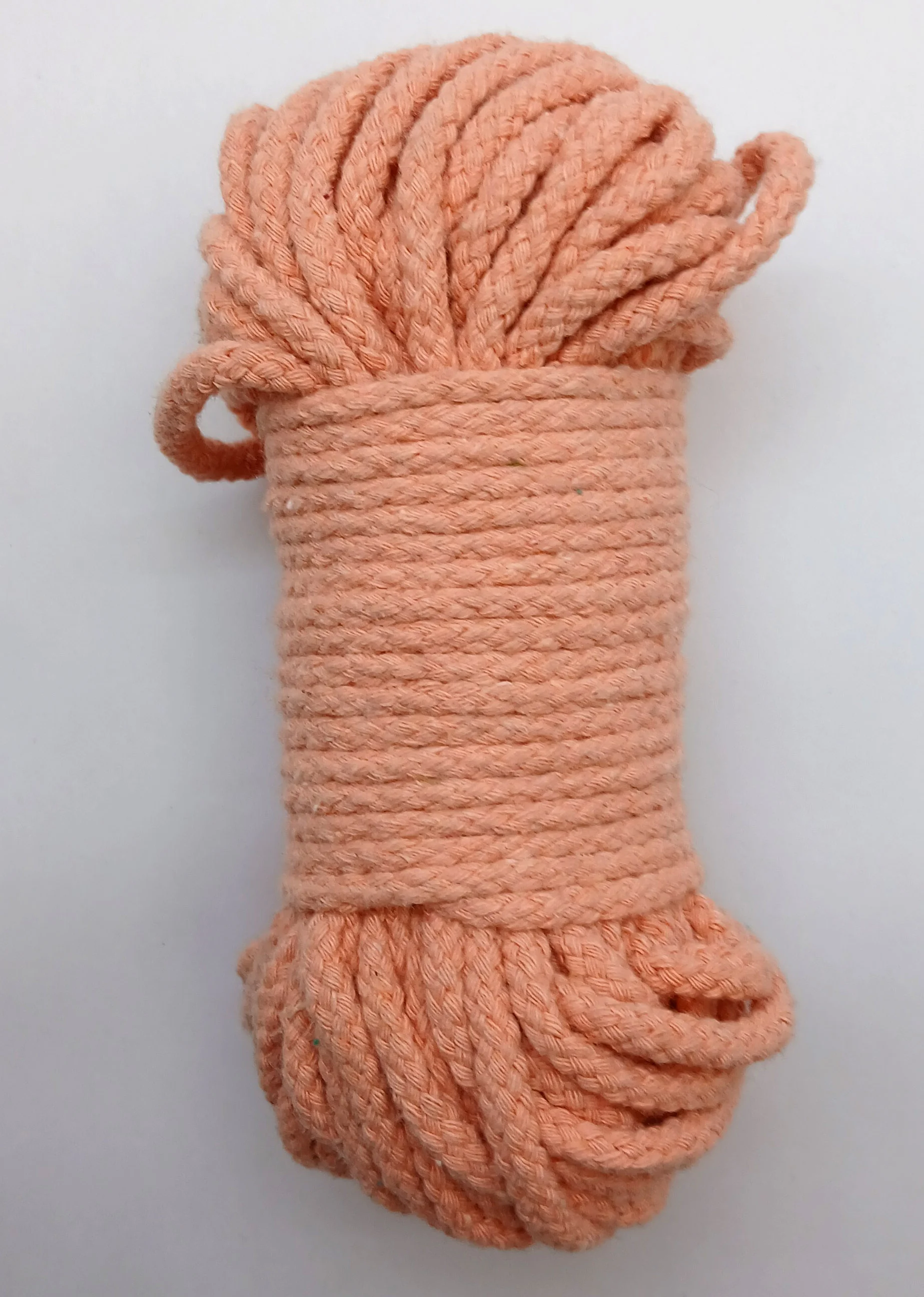 20 meter Braided Cotton Macrame Cord 5mm photo 4