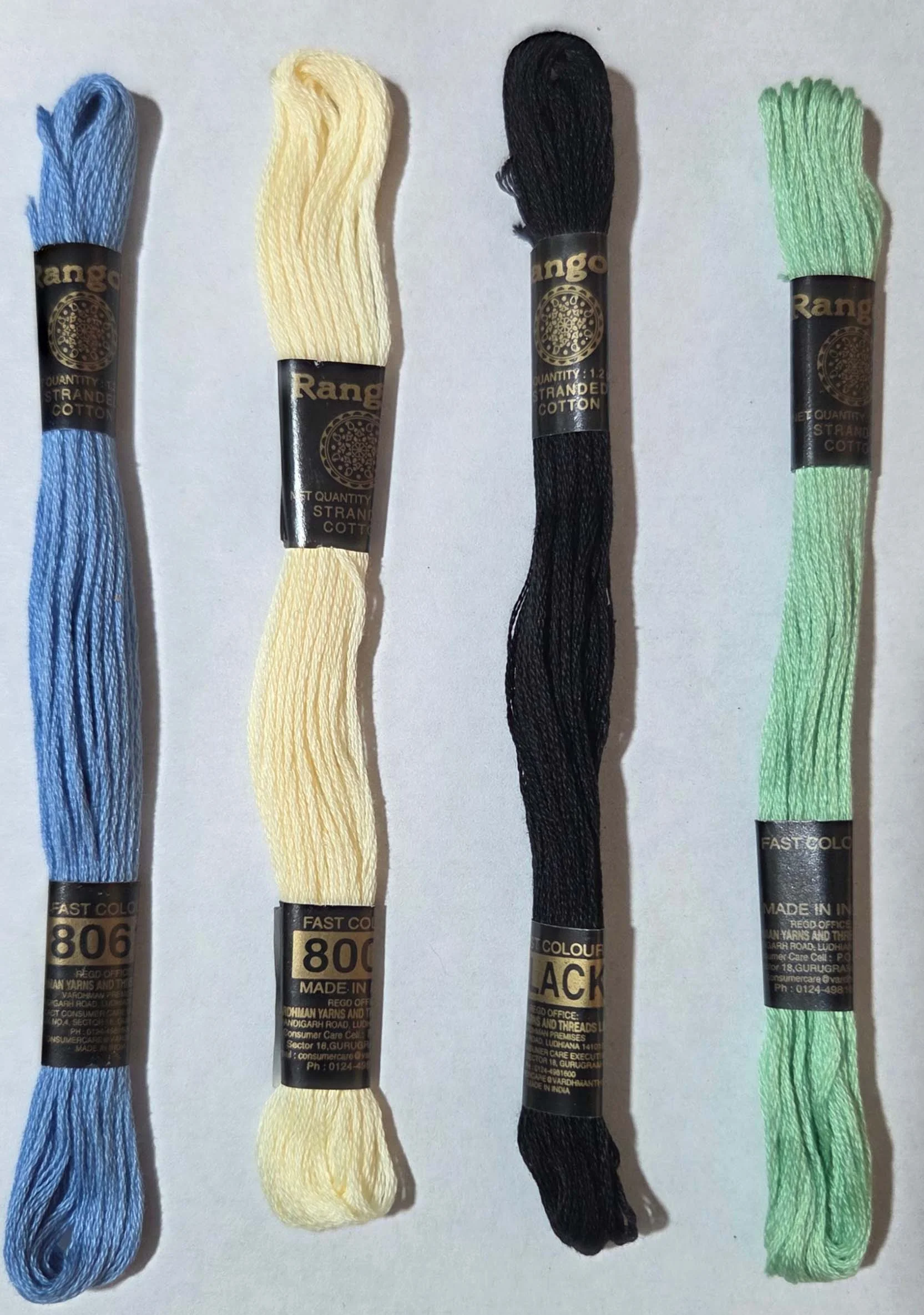 Embroidery Thread Stranded Cotton 8 meter / 2 gram Hank photo 3