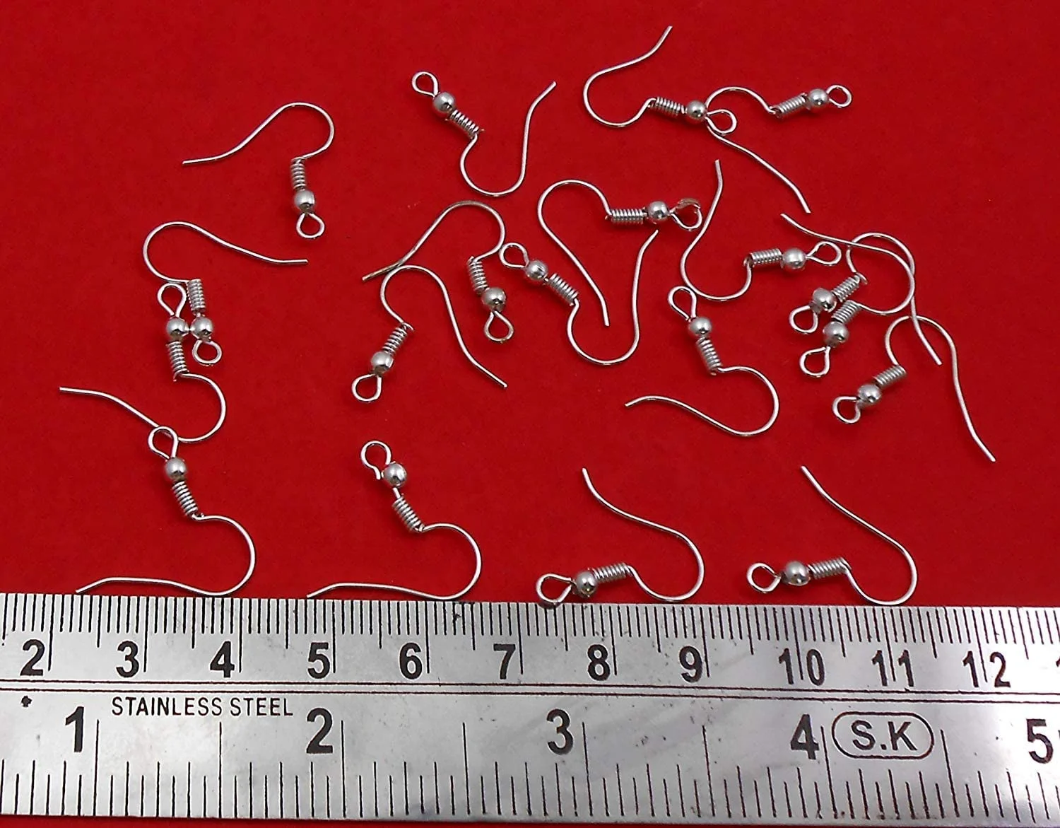 Non rusting earring Clasps Hooks Ear Wire jhumka holder photo 3