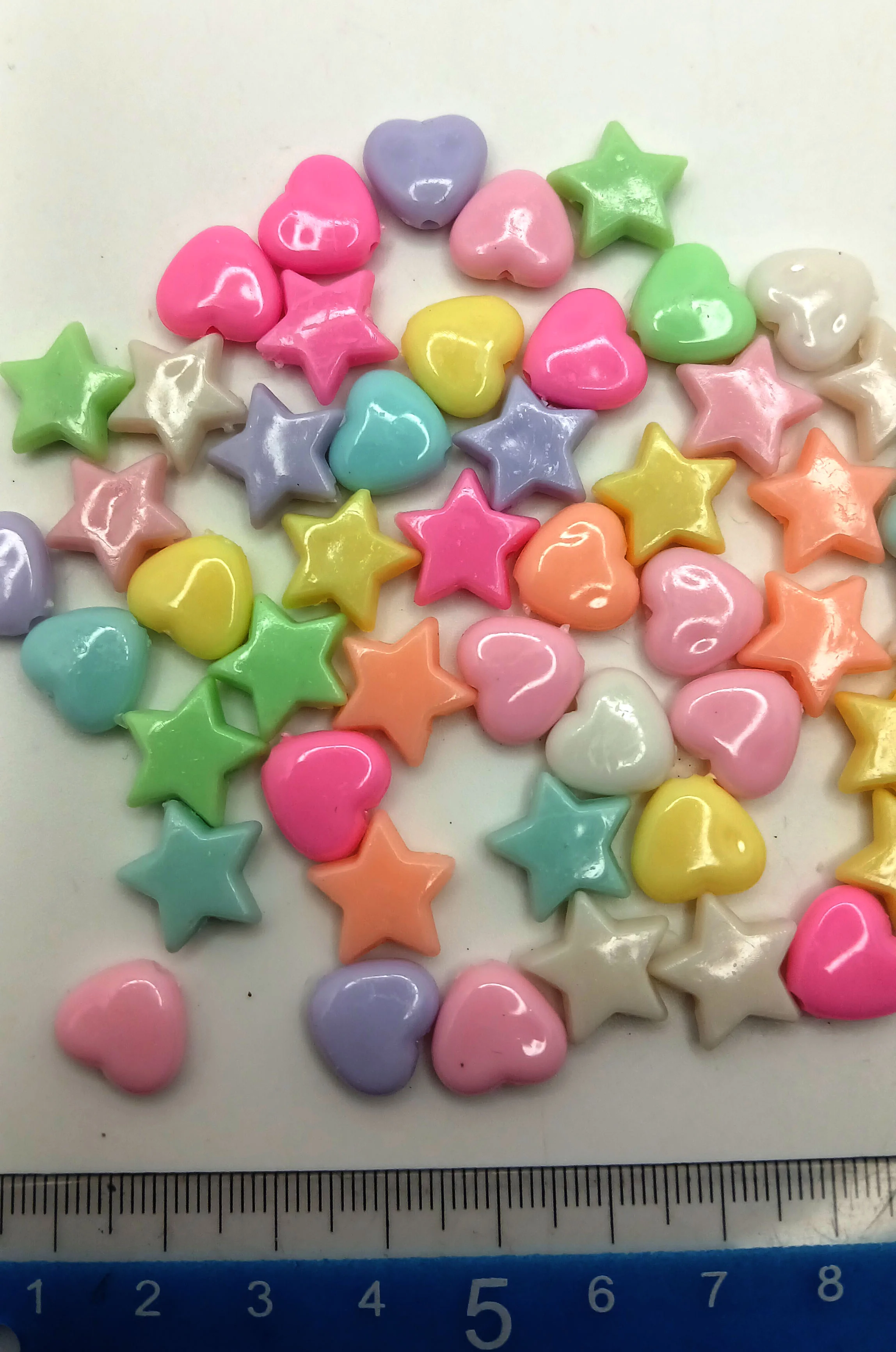 Heart / Star  Plastic Bead for General craft photo 3