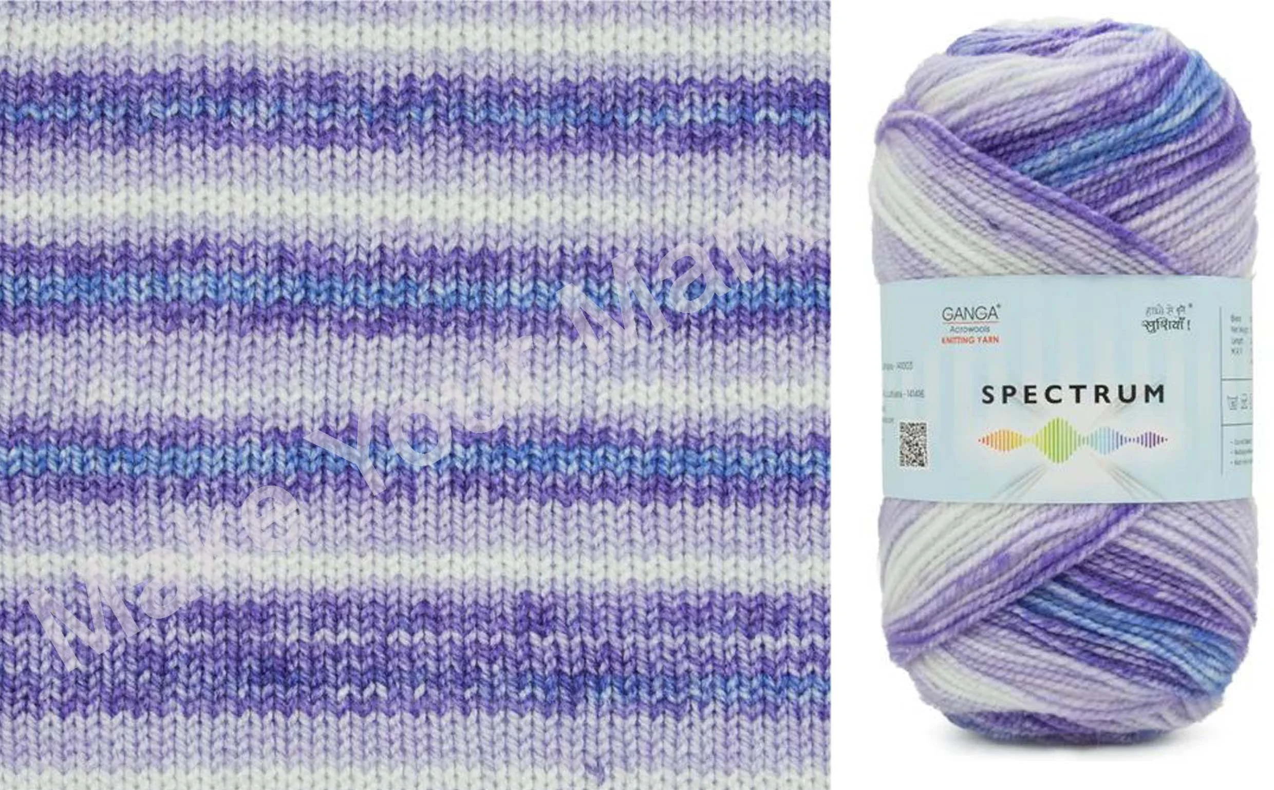 Spectrum yarn for Crochet and knitting ( 100 gms/ 288 meters)